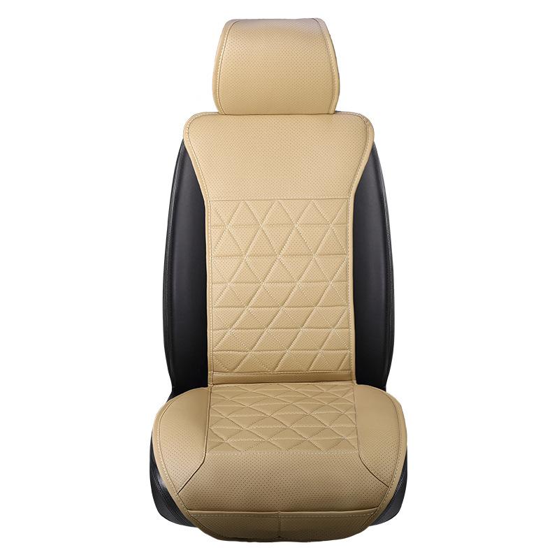1Pc Classic Car Seat Cover PU Breathable Seats Back Cushion Cushion Four Seasons General Motors Front Interior SUV or Van
