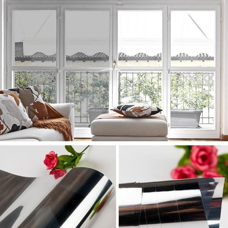 One Way Mirror Privacy Reflection 15% Tint Window Film Solar Energy Save 50cm*1M