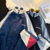 Men's Autumn Trendy Half-Zip Polo Hoodie - Cool Streetwear Lapel, Striped & Lightweight Jacket