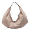Casual relaxation large-capacity bag women's autumn and winter commuting shoulder bag suede tote bag