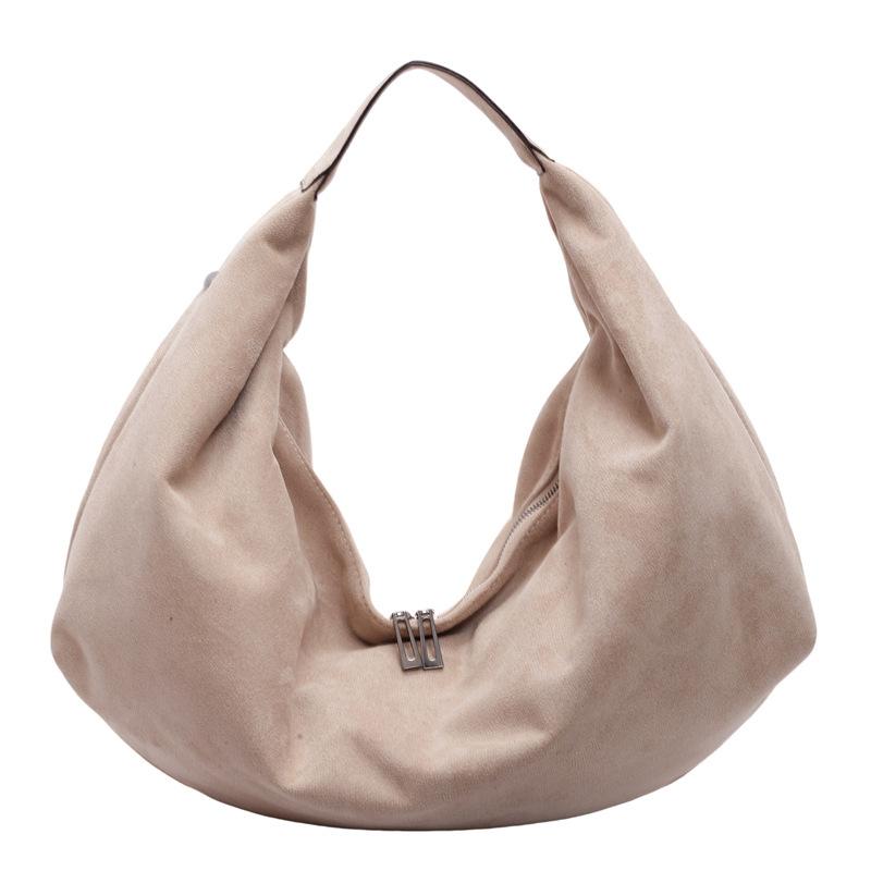 Casual relaxation large-capacity bag women's autumn and winter commuting shoulder bag suede tote bag