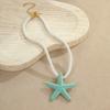 GEMCHIC Women's Exaggerated Colorful Starfish Necklace Fashion Vacation Beach Jewelry