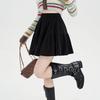Women's Corduroy Umbrella Skirt High-Waist A-Line Skirt Autumn Short Mini Skirt