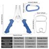 Miter Spring Clamps and Pliers Kit Woodworking Spring Clamp with Storage Ring for Picture Frames Molding,Wood Trim,Moldings