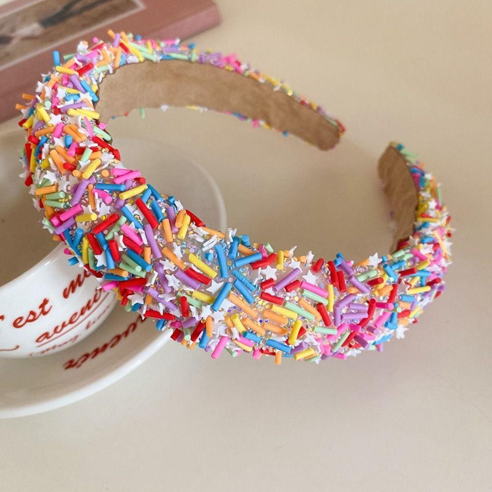 Make Up Donut Headband Face Wash Hair Hoop Fashion   Female