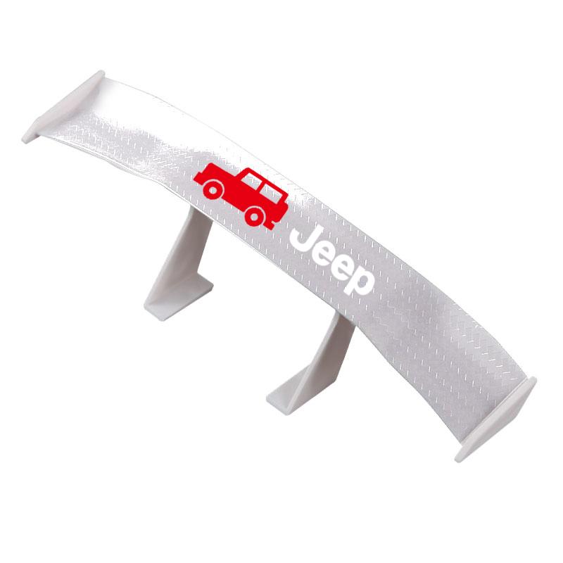 

Car Rear Spoiler Mini Spoiler Wing Small Tail Emblem Sticker Decoration for Jeep Grand Cherokee Wrangler Renegade Compass Patriot Liberty білий