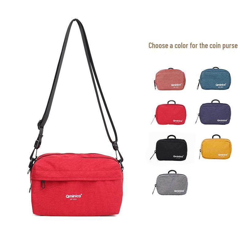 Black Waterproof Multifunctional Travel Passport Chest Bag - Portable, Large Capacity Crossbody Stroller Bag