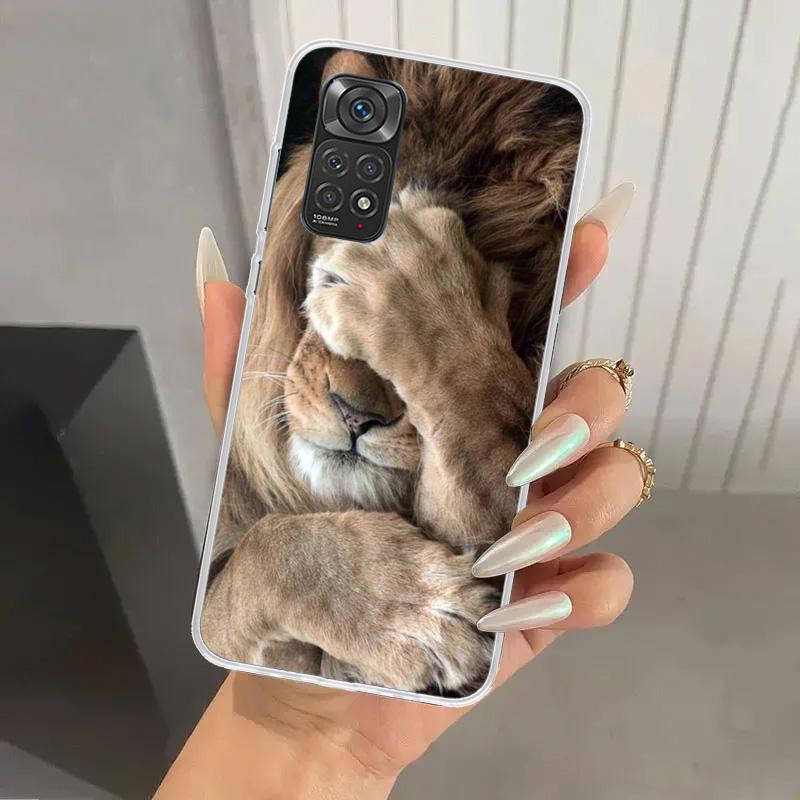 Lion Alpha Male Cub King Phone Case for Xiaomi Redmi Note 15 14 14S 13 12S 12 Pro 11S 11 Plus 11T 11E 10S Soft Funda Print Shell