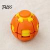 Portable Anxiety Toy 3D Printed Stress Ball, Press & Rotating Finger Spinner, Decompression Ball Fidget Toys, Ergonomic for Office Commuting