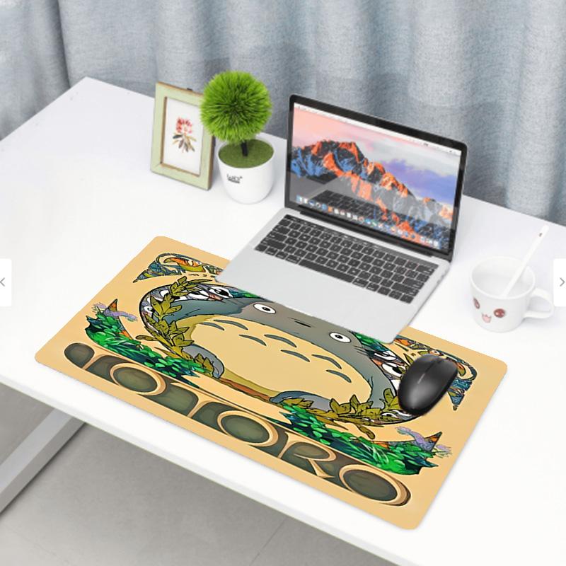 My Neighbor Totoro Print Mouse Pad, Anti‑Slip Desktop keyboard Mat, for PC Laptop Gaming Working Daily Use, Cool Festival Surprise Gift