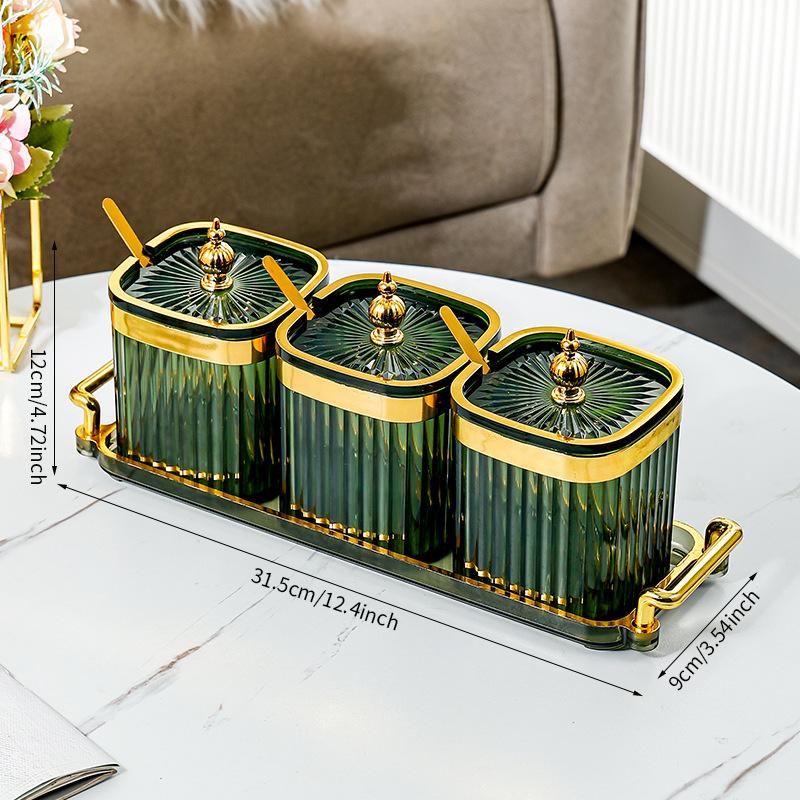 Spice Storage Box Home Kitchen High-end Peppercorn Condiment Seasoning Jar Food Grade Dry Material Sealing Jar Set