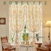 Nordic French Floral Fabric Wall Curtain