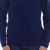 Polo Ralph Lauren FW23 Small Pony Logo Embroidered Crew Neck Cable Knit Sweater Men Sweater Navy-Blue MNPOSWE16820142-410