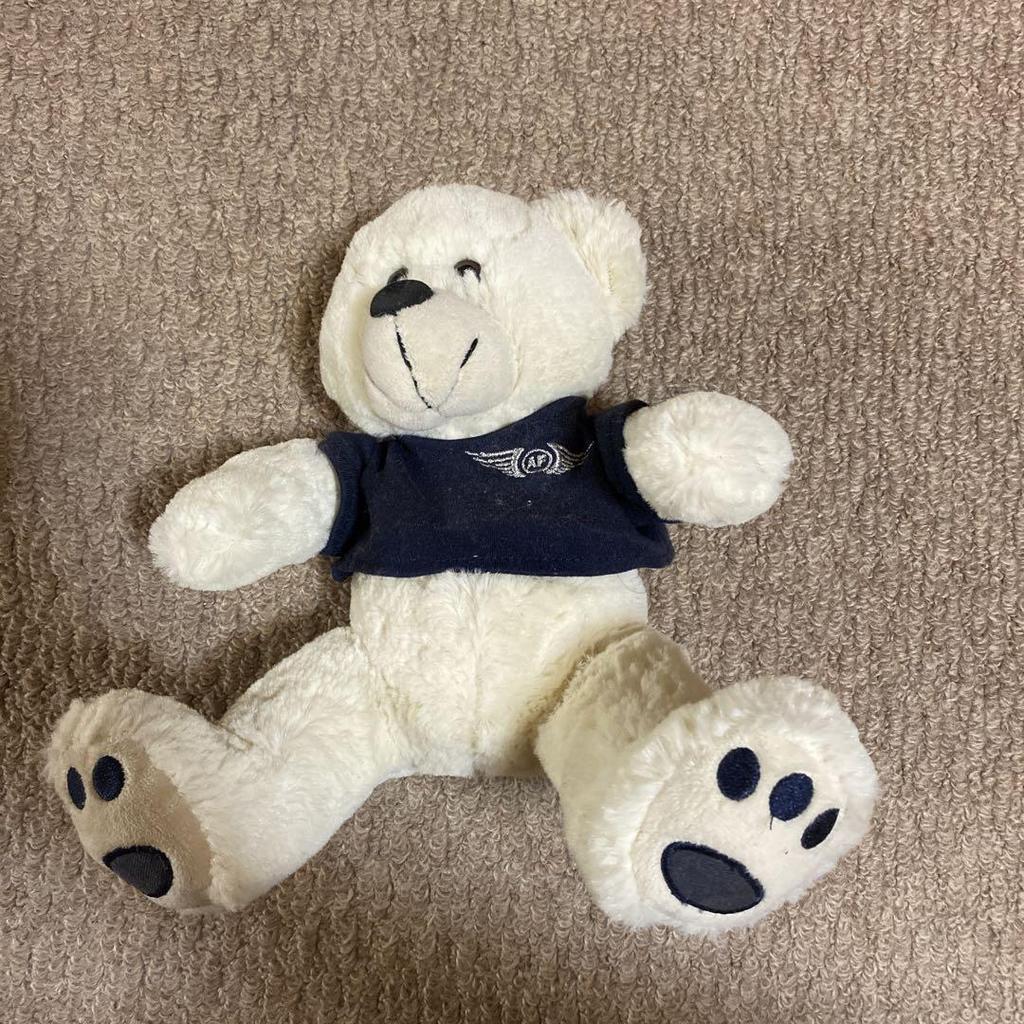 [USED] Teddy bear stuffed animal Air France airline