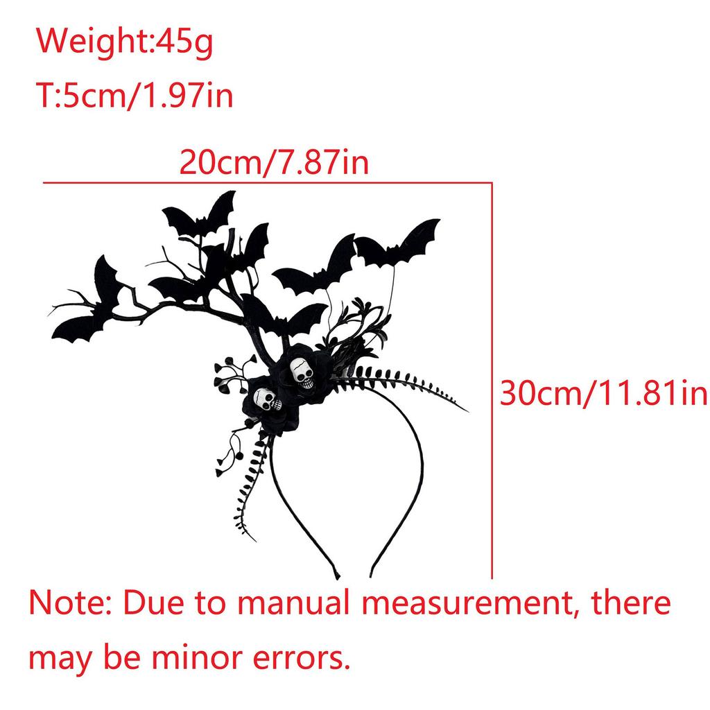 Gothic Styles Branch Design Resin Hair Band For Women Dark Elegant Head Accessory Party Halloween Costume Decoration