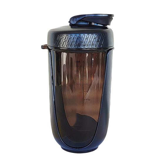 

1 Набор Бутылка-шейкер 590 мл Большая вместимость Герметичная Ударопрочная Термостойкая Бутылка для смешивания протеина для шейков Бутылка для воды для упражнений чёрный