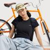 Li Ning Cool Tea T Comfortable Casual Simple Versatile Round Neck Pullover Short Sleeve T-Shirt Women T-Shirts Black ATSV594-5