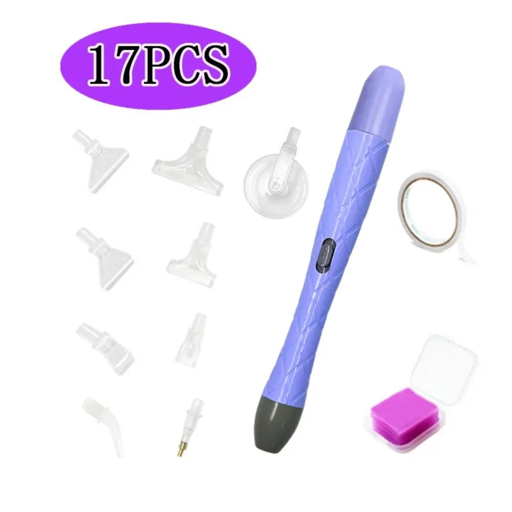 New DIY Craft Electric Diamond Art Painting Pen Large Capacity Long-lasting and Stable Vacuum Durable Diamond Painting Pen Kits