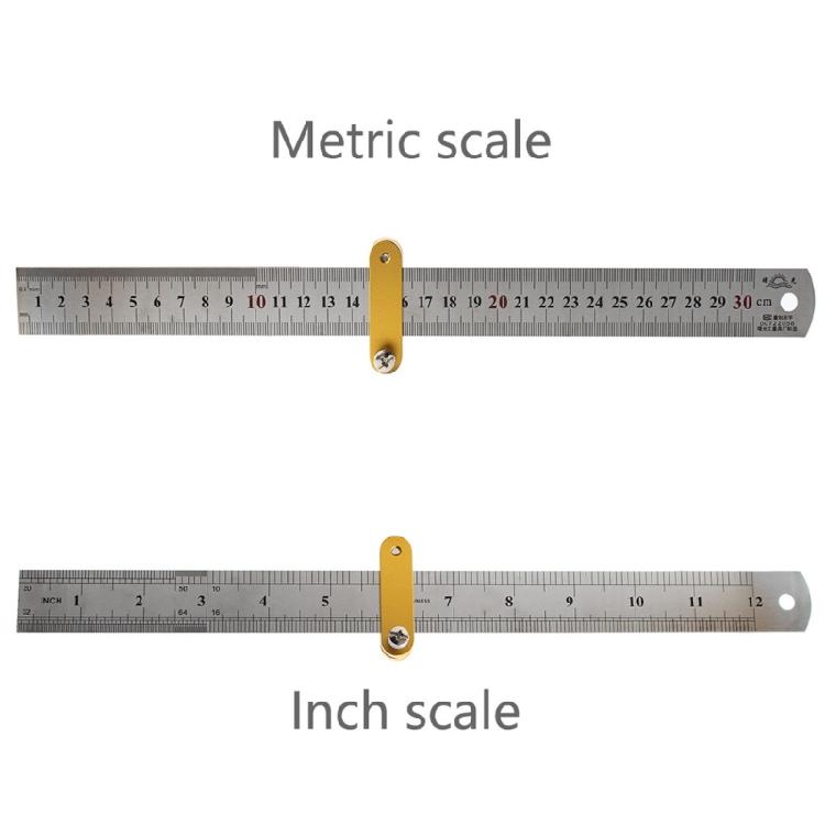 Woodworking Ruler Slide Rule Woodworking Tools Adjustable Metal Marking Gauge Pocket Ruler Scribing Measuring Tools