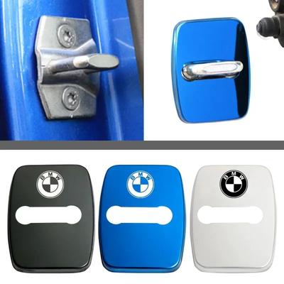 CCG1 Hot For 4 PCS Stainless Steel Car Door Lock Cover Car Door Lock Case Sticker For BMW X1 X3 X5 X6 M3 M5 M6 E46 E39 E90 E60 Ca