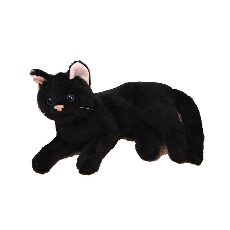 3D Cute Meowing Kitten Plush Doll - Stuffed Animal & Home Ornament, Perfect Birthday Gift