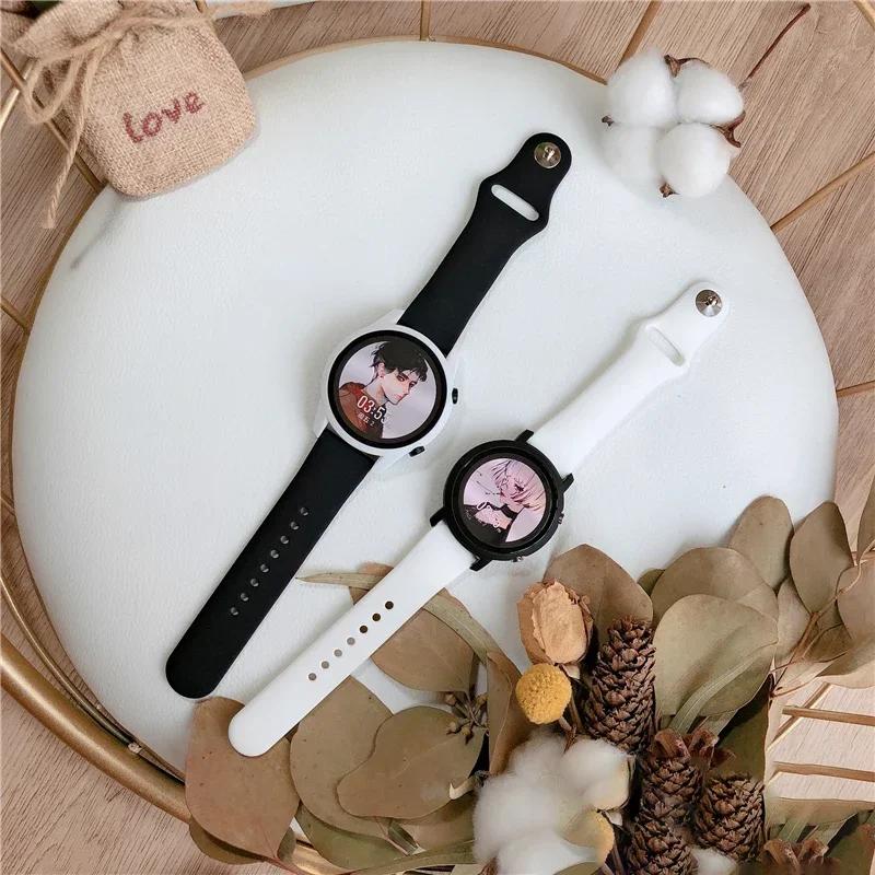 Silicone Strap For Samsung Galaxy Watch 6/5/5 pro/4/Classic/Active 2/Gear S3 20mm 22mm Sport Bracelet Huawei GT 2/e/3/4 Pro Band