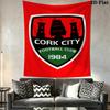 cork city FC Wall Tapestry Aesthetic Wall Hanging Printed Fabric Blanket Decorative Tapestries for Bedroom Living Room Home Decor