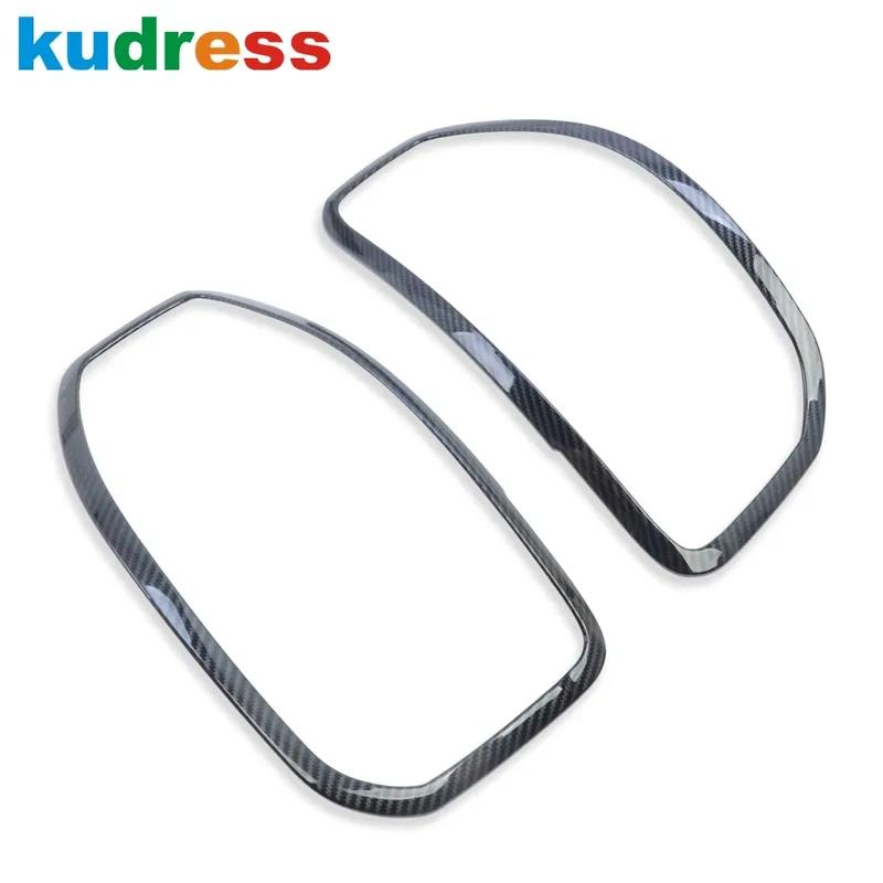 Rear Light Lamp Cover Trim For Hyundai Venue      2024 Carbon Car Tail Taillight Bezel Trims Accessories