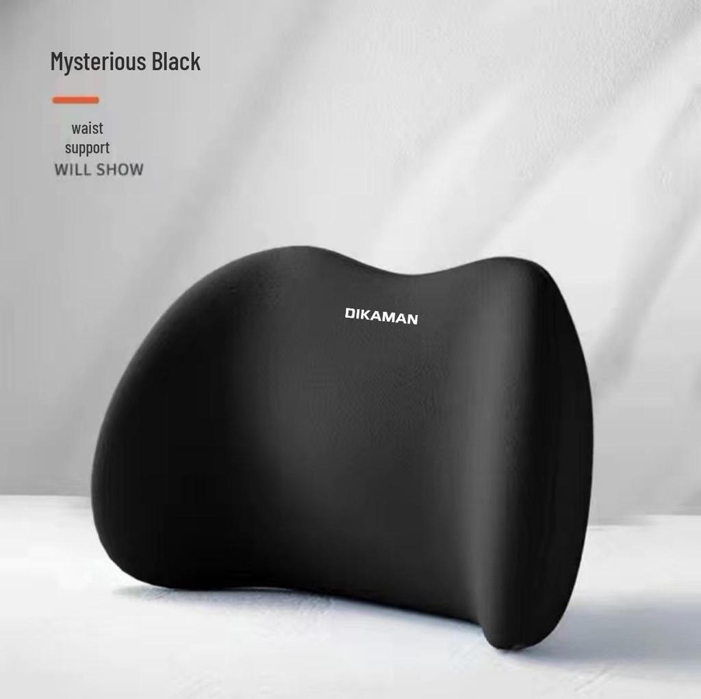 Car Headrest & Lumbar Support Memory Foam Pillow Set for Main Driver Seat
