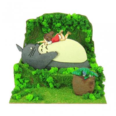 Sankei Studio Ghibli Mini Mein Nachbar Totoro Mei und Totoro, maßstabsgetreues Papierbasteln MP07-48