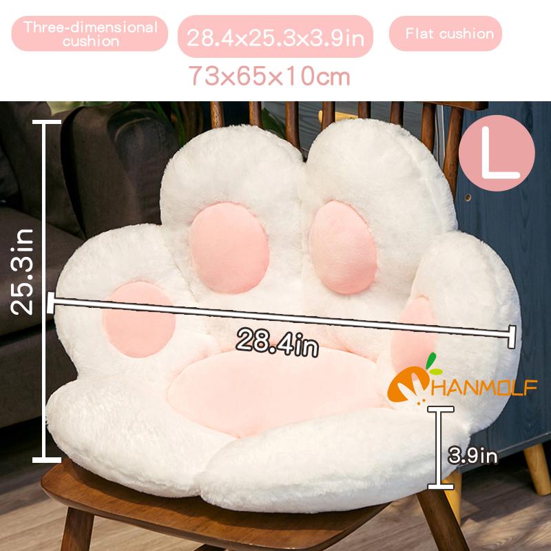 Cat'S Paw Plush Pillow Stuffed Fluffy Chair Sofa Cartoon Animal Seat Cushion Indoor Floor Decoration For Cats Dogs Present