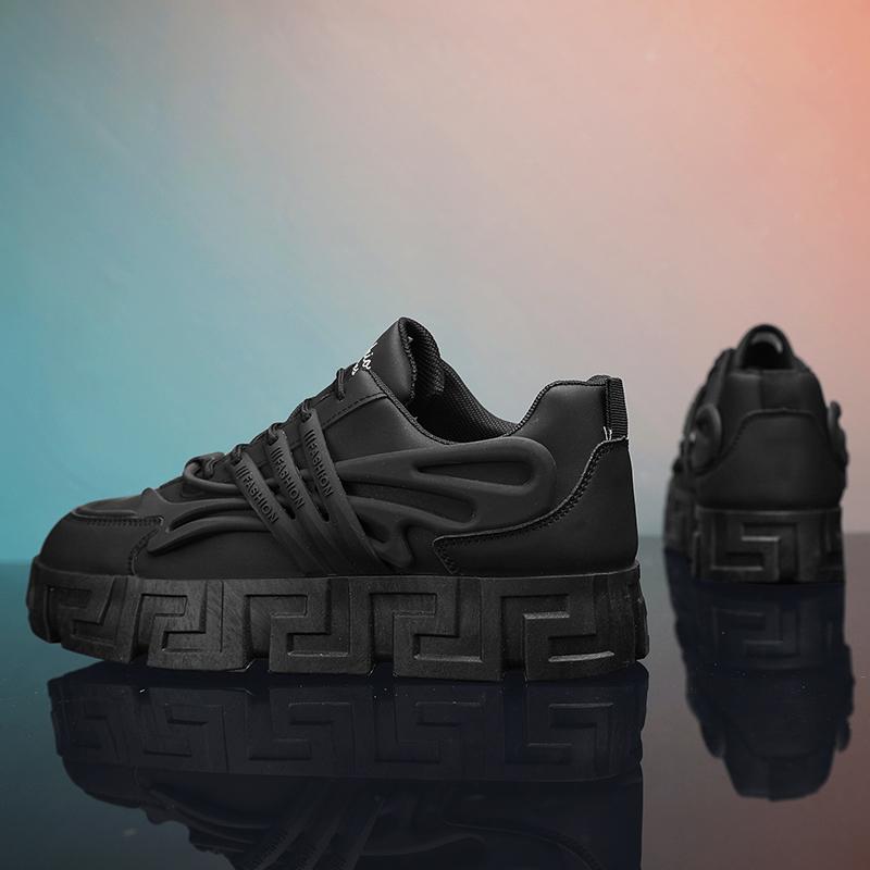 Модные мужские кроссовки на платформе — фото 7