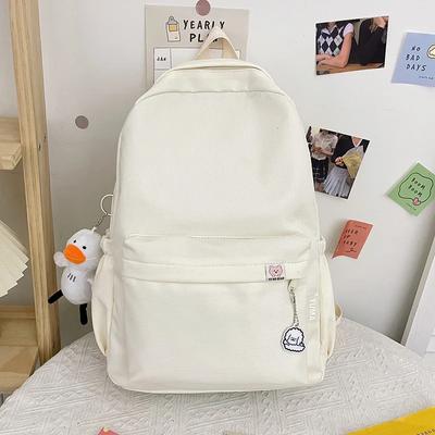 New Multi-Pocket Female Backpack Book School Bag for Teenage Girls Boys Student Women's Travel Rucksack  Faux Leather