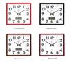 Silent Square Quartz Wall Clock with Perpetual Calendar - Creative, Fashionable Art Design for Living Room
