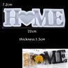 Home Love Silicone Mold Letters Epoxy Resin Mould for DIY Resin Crafts Casting Molds Home Decoration Jewelry Making Tool