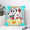 Tylers And Snowi Gaming Square Pillow Case Cute Cartoon Cushion Cover Funny Zipper Decorative Pillowcase for Home Xcm