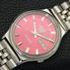 GENUINE VINTAGE SEIKO 5 AUTOMATIC 7S26A JAPAN MENS RED DIAL WATCH A702355-5
