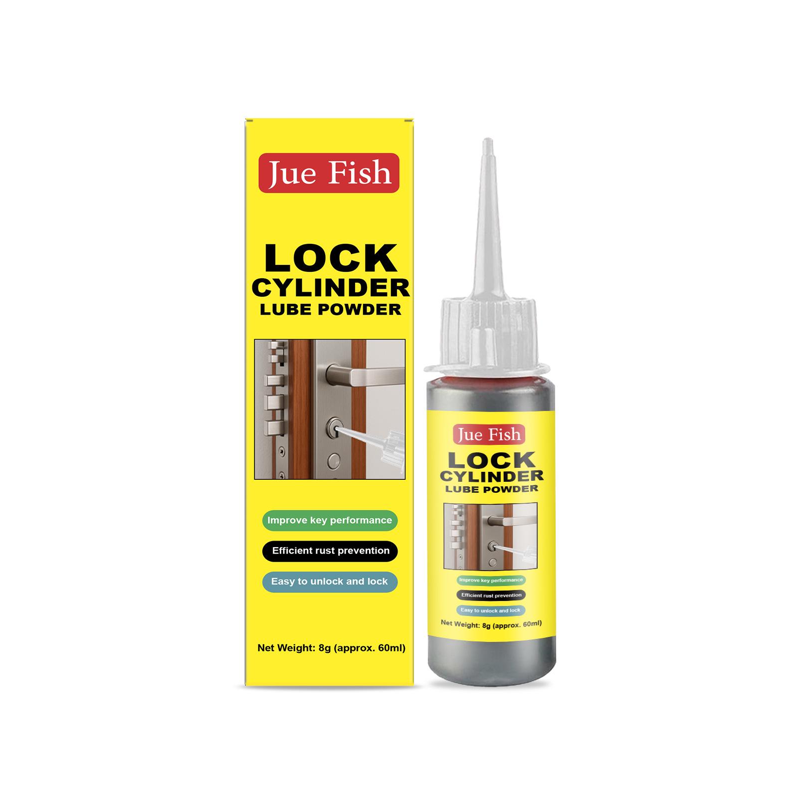 JUE FISH Key Unlocking Powder: Smooth, Non-Stick, Long-Lasting Rust Prevention Lubricant