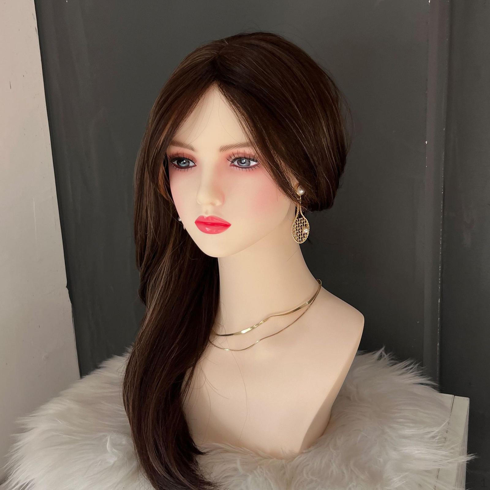 

Female Mannequin Head Holder Multipurpose Lifelike Manikin Stable Professional Display Stand