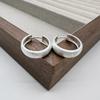 Versatile bi in!! Irregular gold brushed earrings, simple ear buckles, fashionable commuter earrings