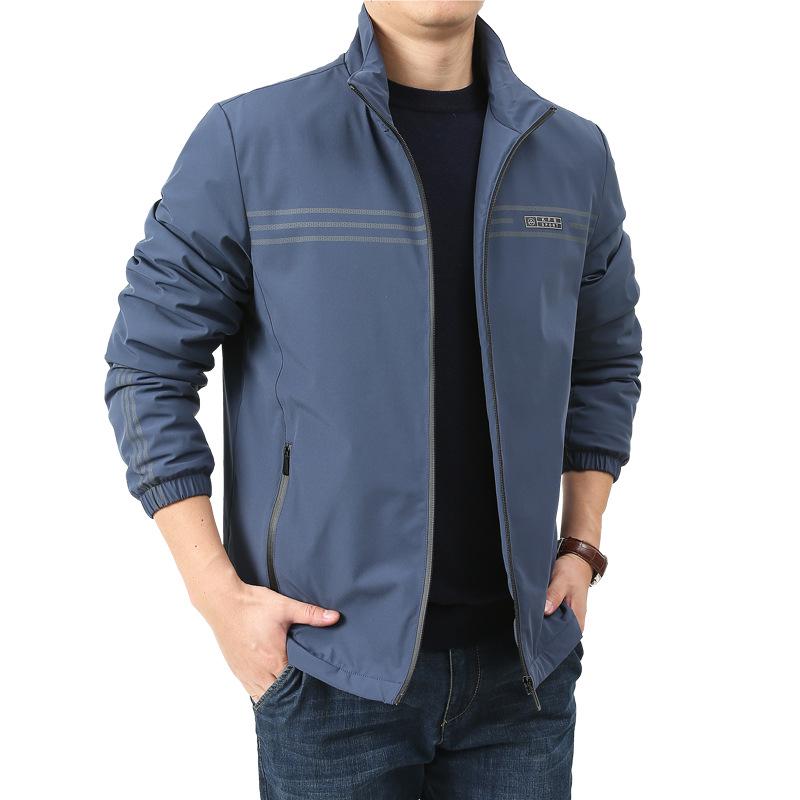 Men's Plus Size Quick-Dry Fleece-Lined Autumn Jacket (Model 5730)