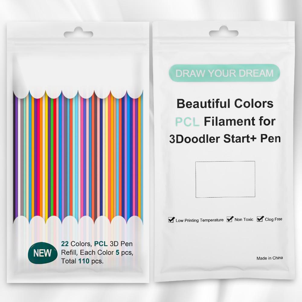 PCL Material 3D Pen Replace Refills Low Temperature 3D Printing Refill  3D Pen Accessories