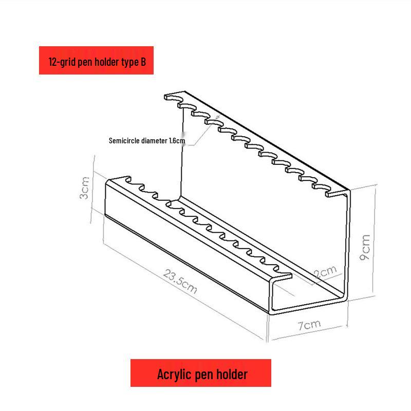 Acrylic Pen Tray Holder for Fountain Pens - New Display & Storage Solution