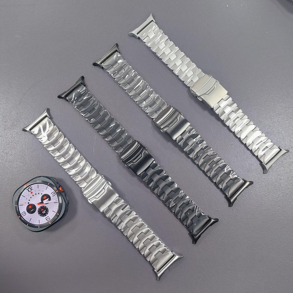 Titanium Alloy Strap for Samsung Galaxy Watch8 44mm/40mm/Watch8 Classic 46mm Butterfly Shape Watch Band