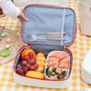 Large Capacity Worker Student Bento Bag Cartoon Lunch Box Bag Aluminum Foil Thickened Insulated Food Box Portable Thermal Bag