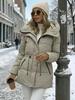 European and American fashion winter down cotton-padded clothes New versatile hooded small man thickened cotton-padded jacket