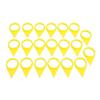 20PCS Loose Wheel Lug Nut Indicators High Visibility Yellow 33MM Wheel Lug Nut Visual Warning Arrows for Trucks