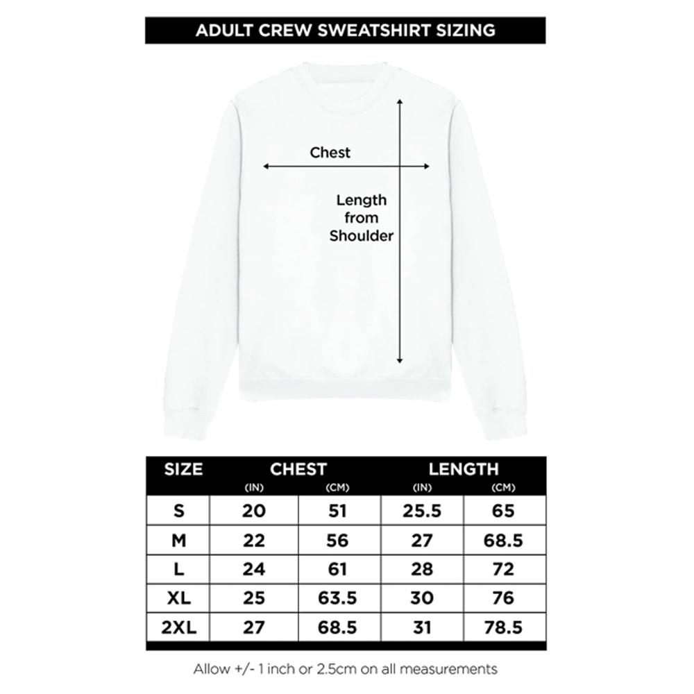 Sesame Street Unisex Adult Hello Everybody Grover Sweatshirt