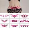 temporary tattoo Sexy Abdominal and Chest Tattoo Stickers 9 Sheets Abdominal Tattoo Back  High Quality