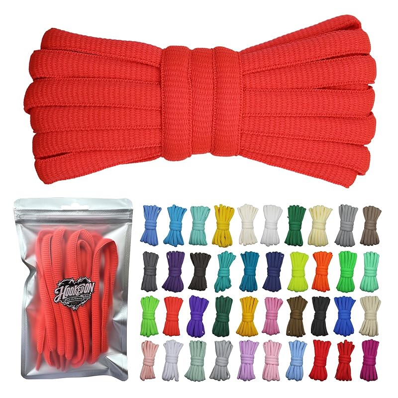 

[HOOKEDON High performance Kicks] овальные шнурки Ширина шнурка 9 мм 40 цветов 100 см 120 см 130 см 140 см 160 см шнурок шнурки для ботинок круглая веревка эллипс